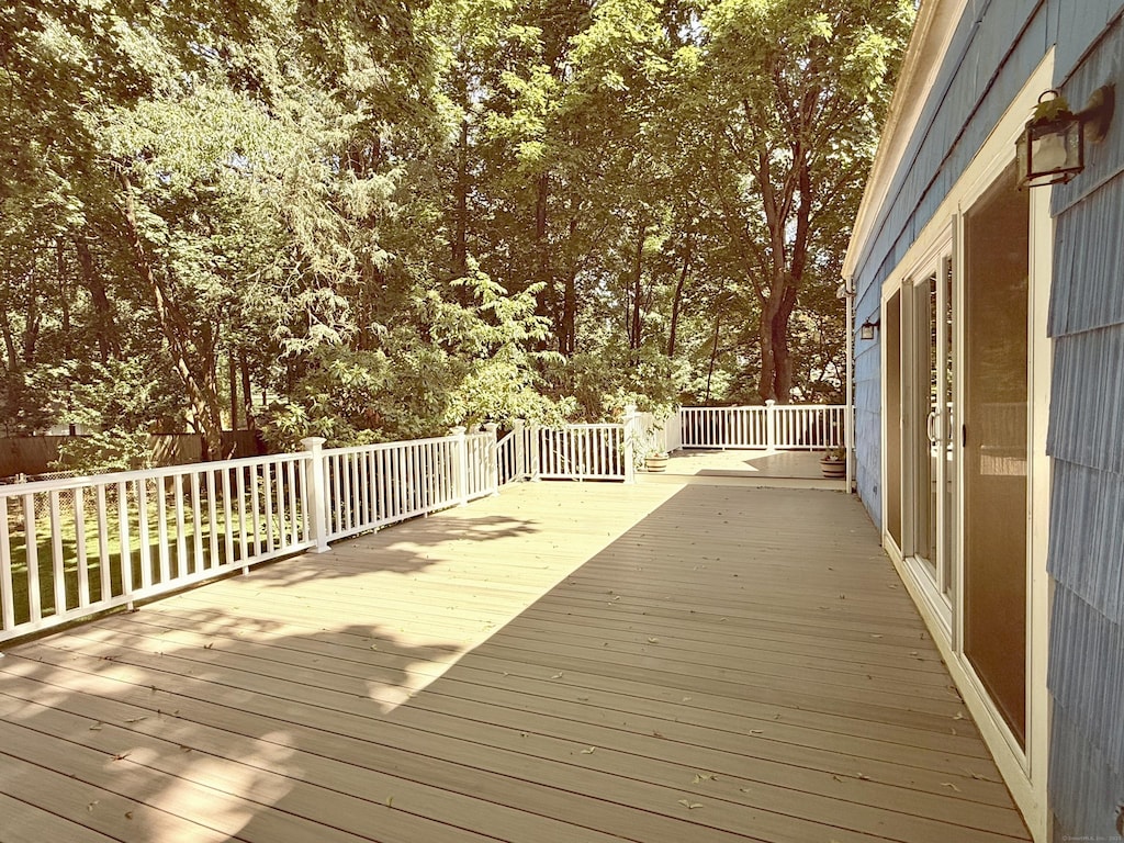 27 Stonecrop Rd, Norwalk, CT 06851 - view of wooden deck