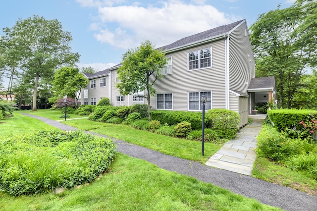 51 Old Kings Hwy Unit 5, Greenwich, CT 06897 - view of front of home featuring a front lawn