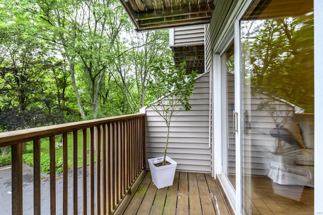 51 Old Kings Hwy Unit 5, Greenwich, CT 06897 - view of wooden terrace