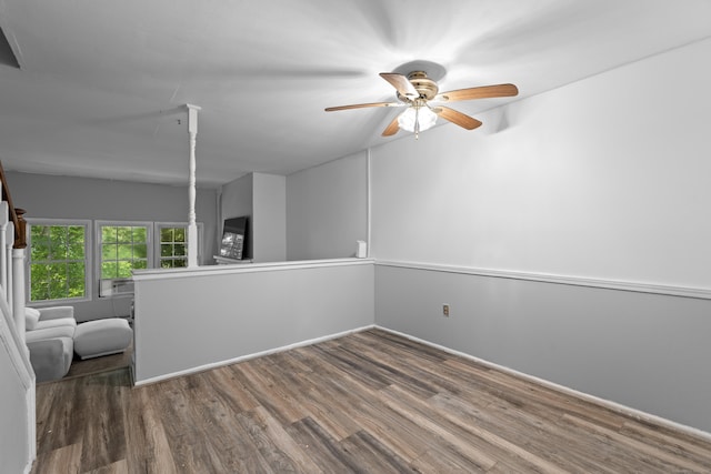 46 Rising Trail Dr Unit 46, Middletown, CT 06457 - unfurnished room with wood finished floors and a ceiling fan