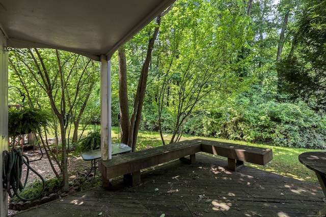 46 Rising Trail Dr Unit 46, Middletown, CT 06457 - deck with a forest view