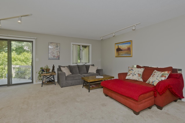 94 The Laurels Unit 94, Enfield, CT 06082 - carpeted living area with track lighting