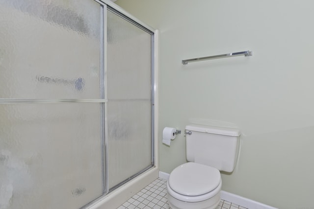 94 The Laurels Unit 94, Enfield, CT 06082 - full bath with a shower with door and tile patterned floors