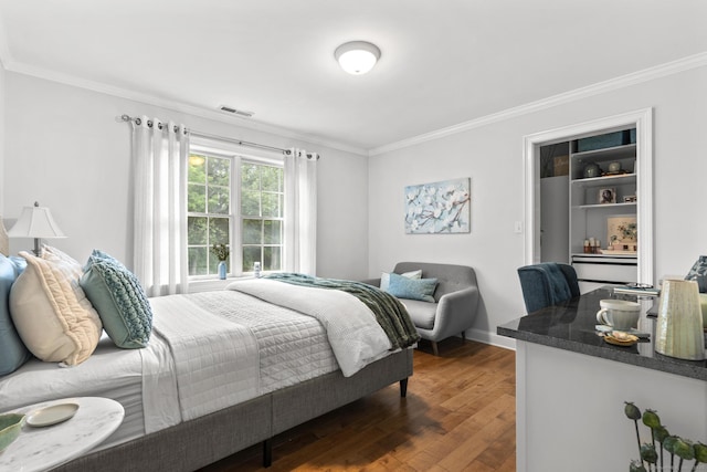 72 Hazelwood Dr, Southington, CT 06489 - bedroom featuring crown molding and wood finished floors