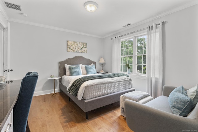 72 Hazelwood Dr, Southington, CT 06489 - bedroom featuring crown molding and light wood-style floors