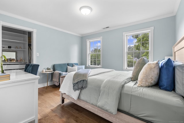 72 Hazelwood Dr, Southington, CT 06489 - bedroom with ornamental molding and wood finished floors