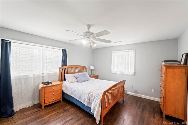 23 Sunset Hill Rd, Brookfield, CT 06804 - bedroom with multiple windows, wood finished floors, and ceiling fan