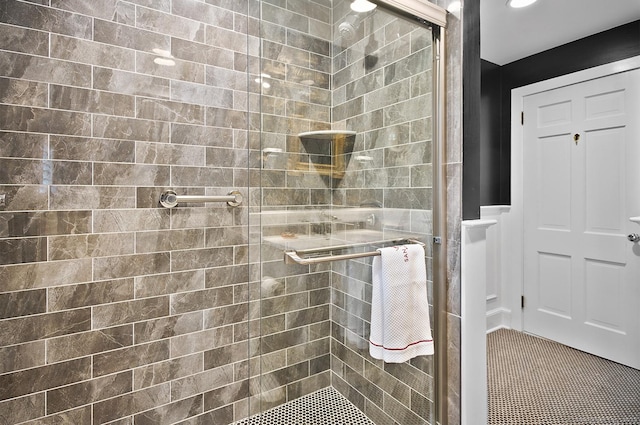 50 Pond Rd, Easton, CT 06612 - bathroom with a stall shower
