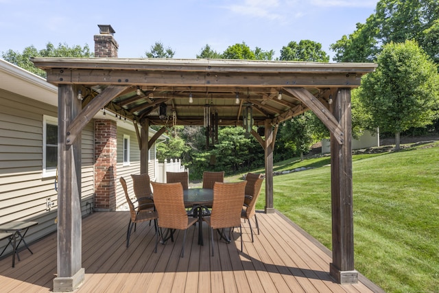17 Stony Brook Rd, Brookfield, CT 06804 - deck with a yard and outdoor dining area