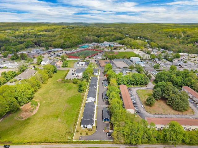 138 Boston Post Rd Unit 15, East Lyme, CT 06333 - view of property location with a heavily wooded area