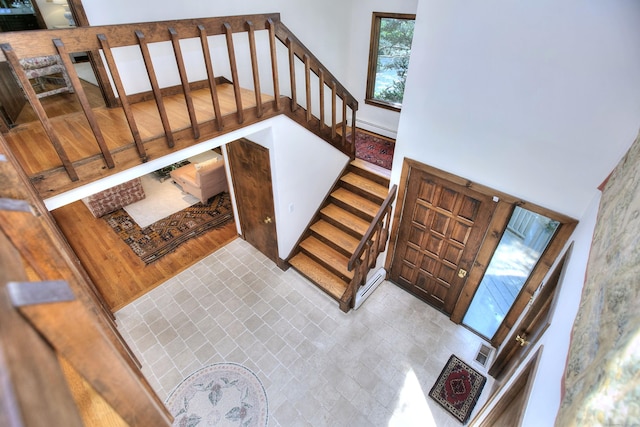 174 Cross Hwy, Westport, CT 06880 - stairs with baseboard heating