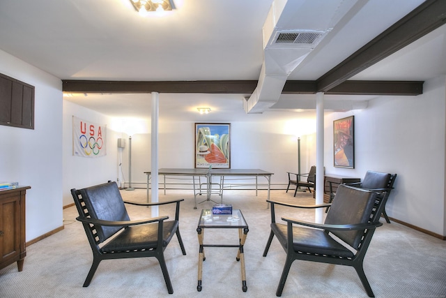 174 Cross Hwy, Westport, CT 06880 - common area featuring beamed ceiling