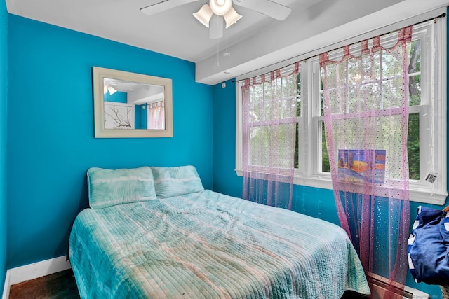 79 Ledgewood Dr, North Branford, CT 06471 - bedroom with baseboards and a ceiling fan