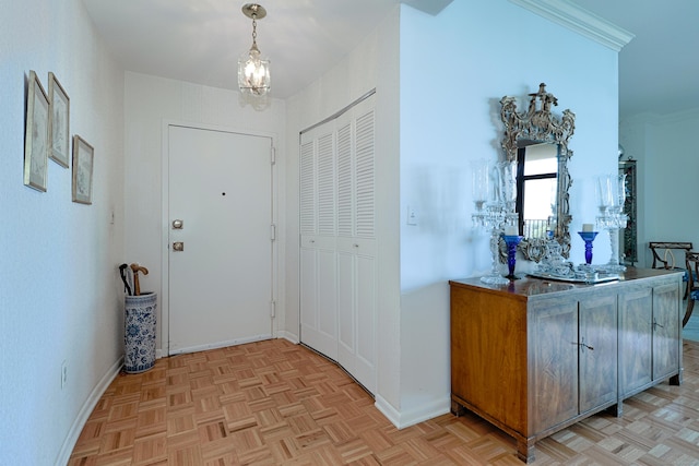 3200 Park Ave Unit 6A2, Bridgeport, CT 06604 - foyer entrance featuring baseboards