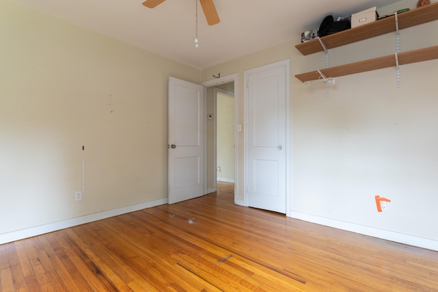180 Lake Ave, Bristol, CT 06010 - spare room with light wood-style floors and a ceiling fan