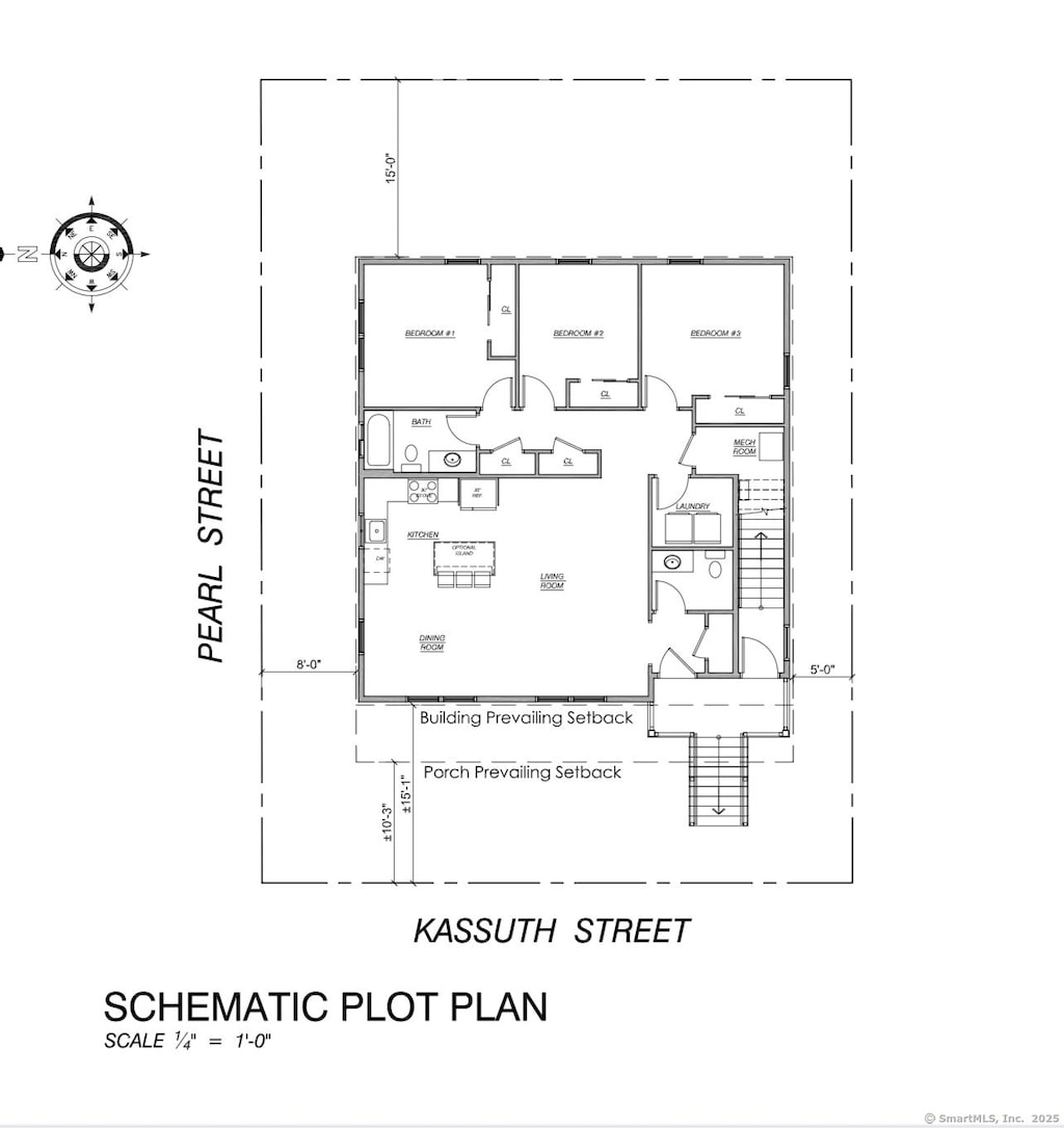 1218 Kossuth St, Bridgeport, CT 06608 - view of room layout