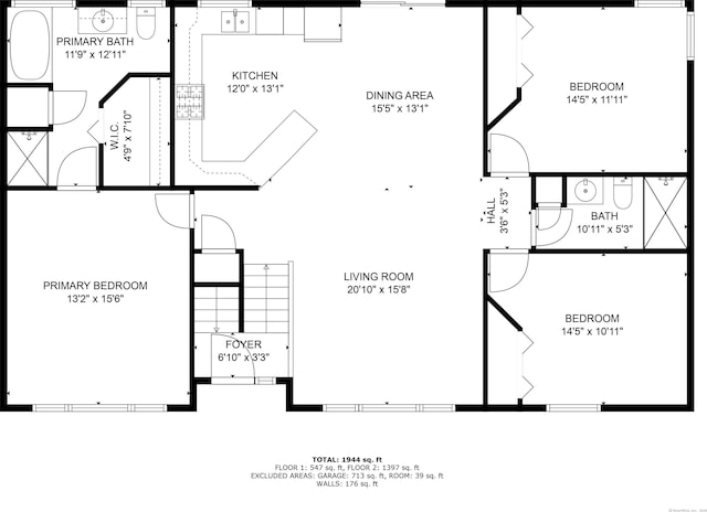 123 Sperry Ln, Meriden, CT 06451 - view of floor plan / room layout