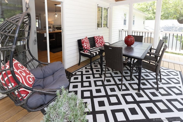 10 Laurel Grove Dr, Haddam, CT 06441 - deck with outdoor dining space