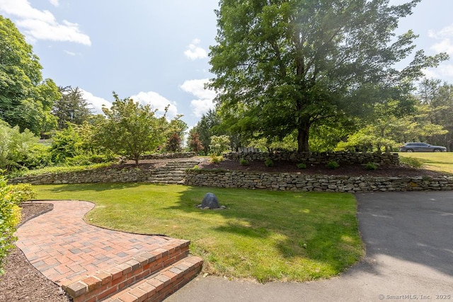 10 Laurel Grove Dr, Haddam, CT 06441 - view of grassy yard featuring a patio area
