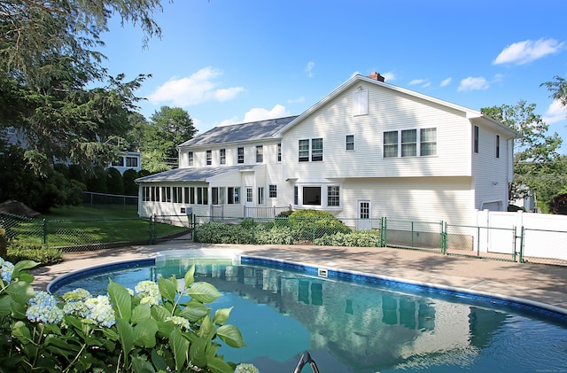 37 Lamplighter Ln, Fairfield, CT 06825 - view of pool with a gate