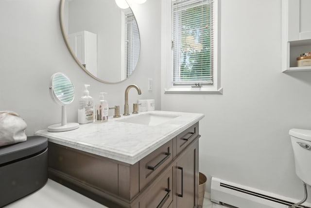 4 Earls Ct Unit 4C, Farmington, CT 06032 - half bath with a baseboard radiator and vanity