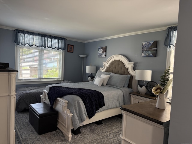 3250 Fairfield Ave Apt 100, Bridgeport, CT 06605 - bedroom with crown molding