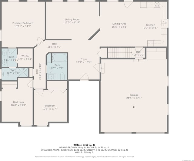 295 Hunting Lodge Rd, Mansfield, CT 06268 - view of home floor plan