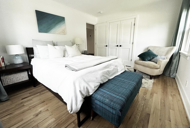 27 Mary Ln, Greenwich, CT 06878 - bedroom featuring wood finished floors and a closet