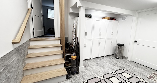 27 Mary Ln, Greenwich, CT 06878 - staircase featuring wood finished floors