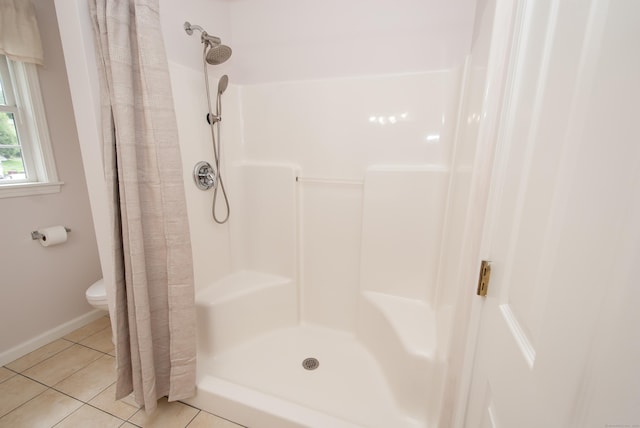 6 Fawn Meadow Dr, Naugatuck, CT 06770 - bathroom featuring curtained shower and tile patterned floors