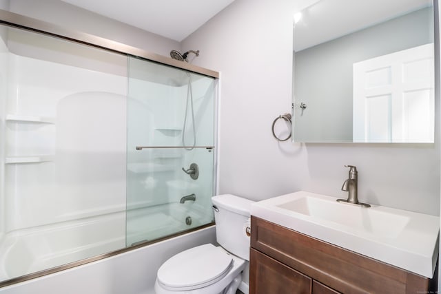 22 Lonetown Rd, Redding, CT 06896 - bathroom with vanity and bath / shower combo with glass door