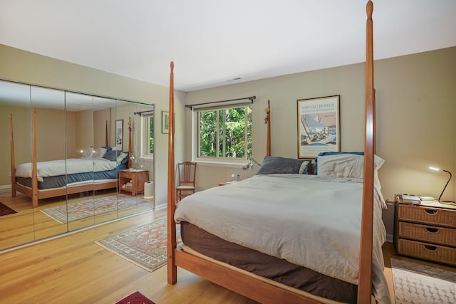 123 Old Belden Hill Rd Apt 24, Norwalk, CT 06850 - bedroom featuring wood finished floors and a closet