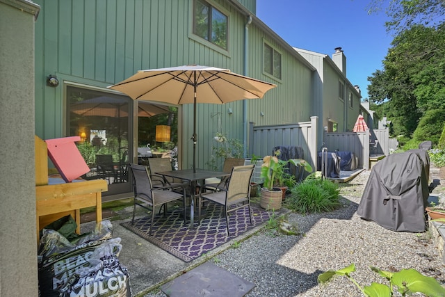 123 Old Belden Hill Rd Apt 24, Norwalk, CT 06850 - view of patio / terrace featuring outdoor dining space