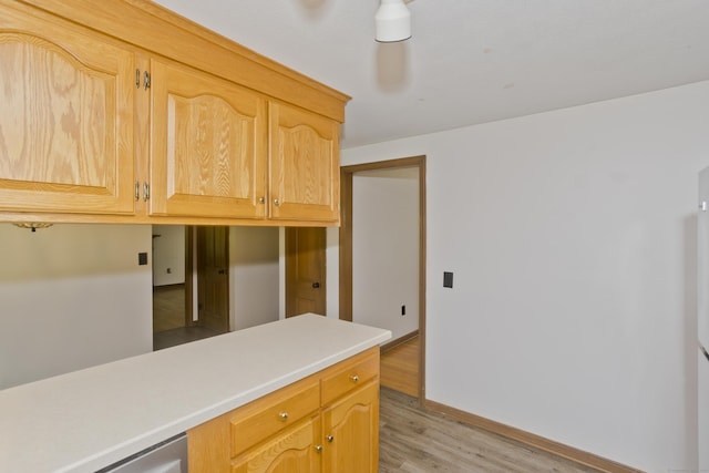 417 Billings Rd, Somers, CT 06071 - kitchen featuring light wood-style floors and light countertops