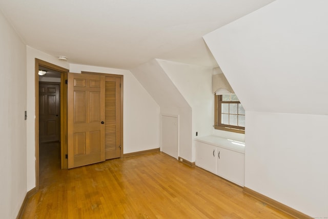 417 Billings Rd, Somers, CT 06071 - bonus room with light wood-style floors and vaulted ceiling