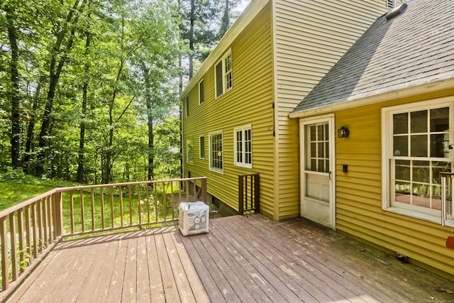 417 Billings Rd, Somers, CT 06071 - view of wooden deck