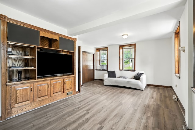 92 Yates St, West Haven, CT 06516 - living room featuring wood finished floors and baseboards