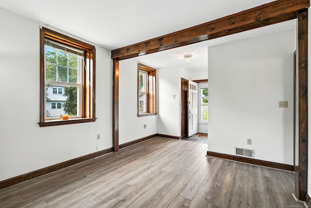 92 Yates St, West Haven, CT 06516 - unfurnished room with plenty of natural light and wood finished floors
