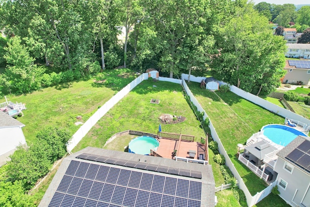 69 Sills Dr, Watertown, CT 06779 - bird's eye view of a pool