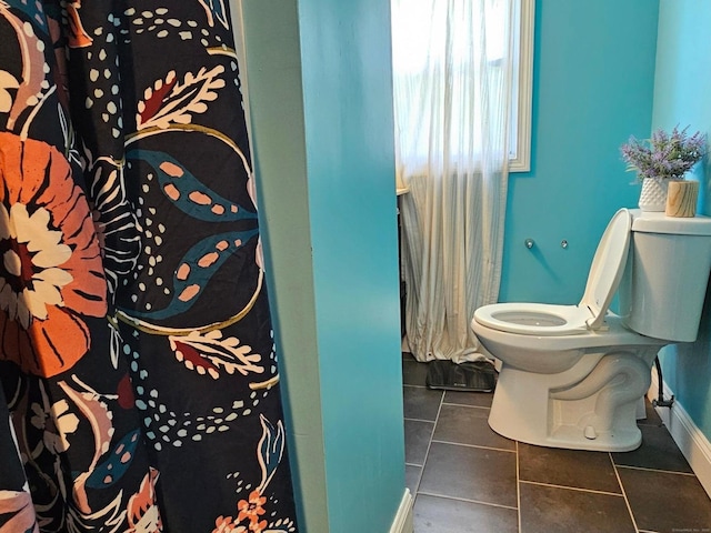 27 White Rose Ave, Waterbury, CT 06708 - bathroom featuring toilet and tile patterned floors