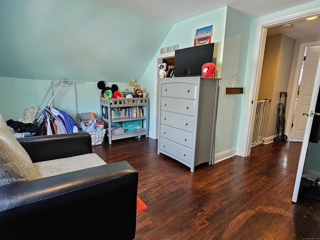 27 White Rose Ave, Waterbury, CT 06708 - bedroom with wood finished floors and vaulted ceiling