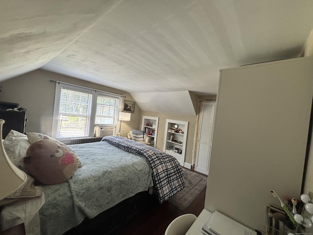 443 Todd Rd, Wolcott, CT 06716 - bedroom featuring vaulted ceiling and wood finished floors
