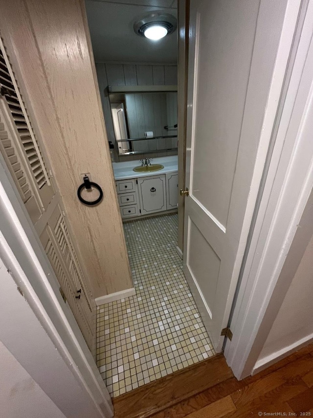 87 Mcveagh Rd, Westbrook, CT 06498 - bathroom featuring vanity and tile patterned flooring