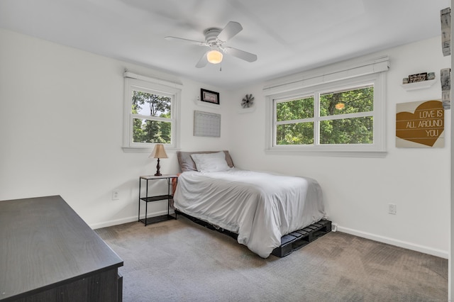 33 Woodside Rd, Guilford, CT 06437 - bedroom with carpet floors and a ceiling fan