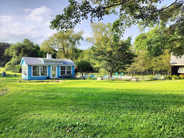 51 Moodus Leesville Rd, East Haddam, CT 06469 - view of yard with view of wooded area