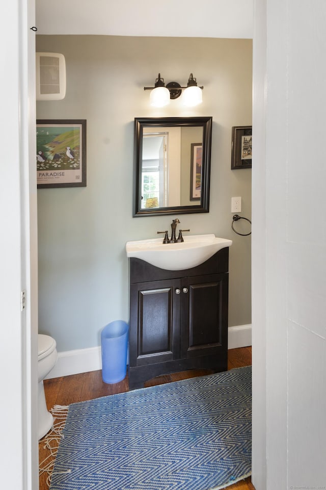 51 Moodus Leesville Rd, East Haddam, CT 06469 - bathroom featuring vanity and wood finished floors