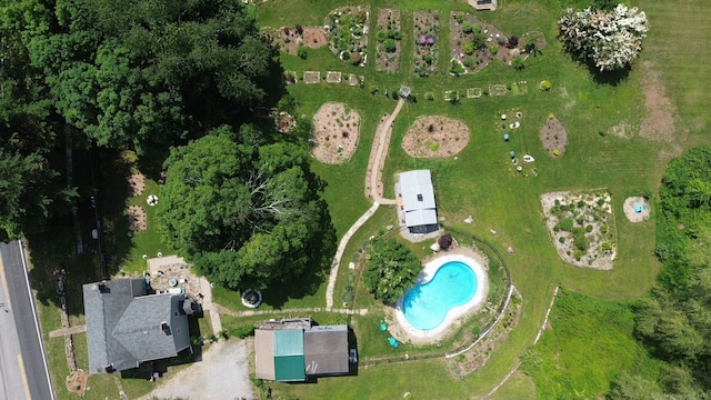 51 Moodus Leesville Rd, East Haddam, CT 06469 - aerial view of property's location featuring a pool area