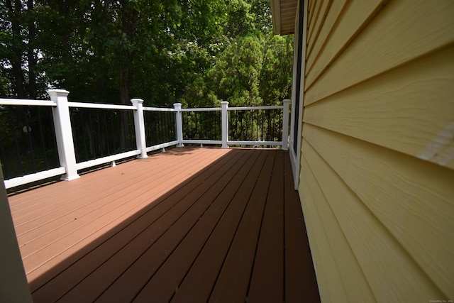 81 Birchwood Dr, Torrington, CT 06790 - view of wooden terrace