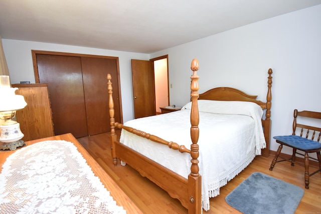 81 Birchwood Dr, Torrington, CT 06790 - bedroom with a closet and wood finished floors