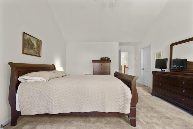 12 Sampson Ter Unit 12, Danbury, CT 06810 - bedroom featuring lofted ceiling and light colored carpet